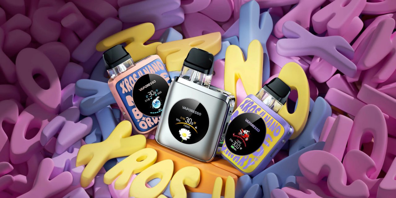 Новинка от компании Vaporesso - Xros 4 Nano, это первый XROS с цветным экраном!