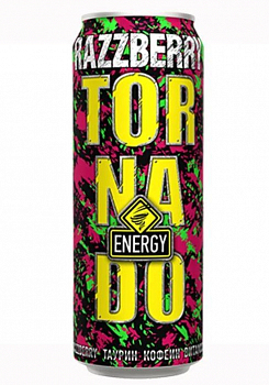 Напиток Tornado Energy Razzberry 0.45л